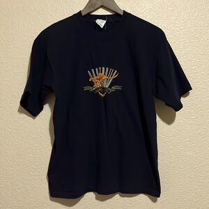 Australia Kangaroo - Black T-shirt - Size M